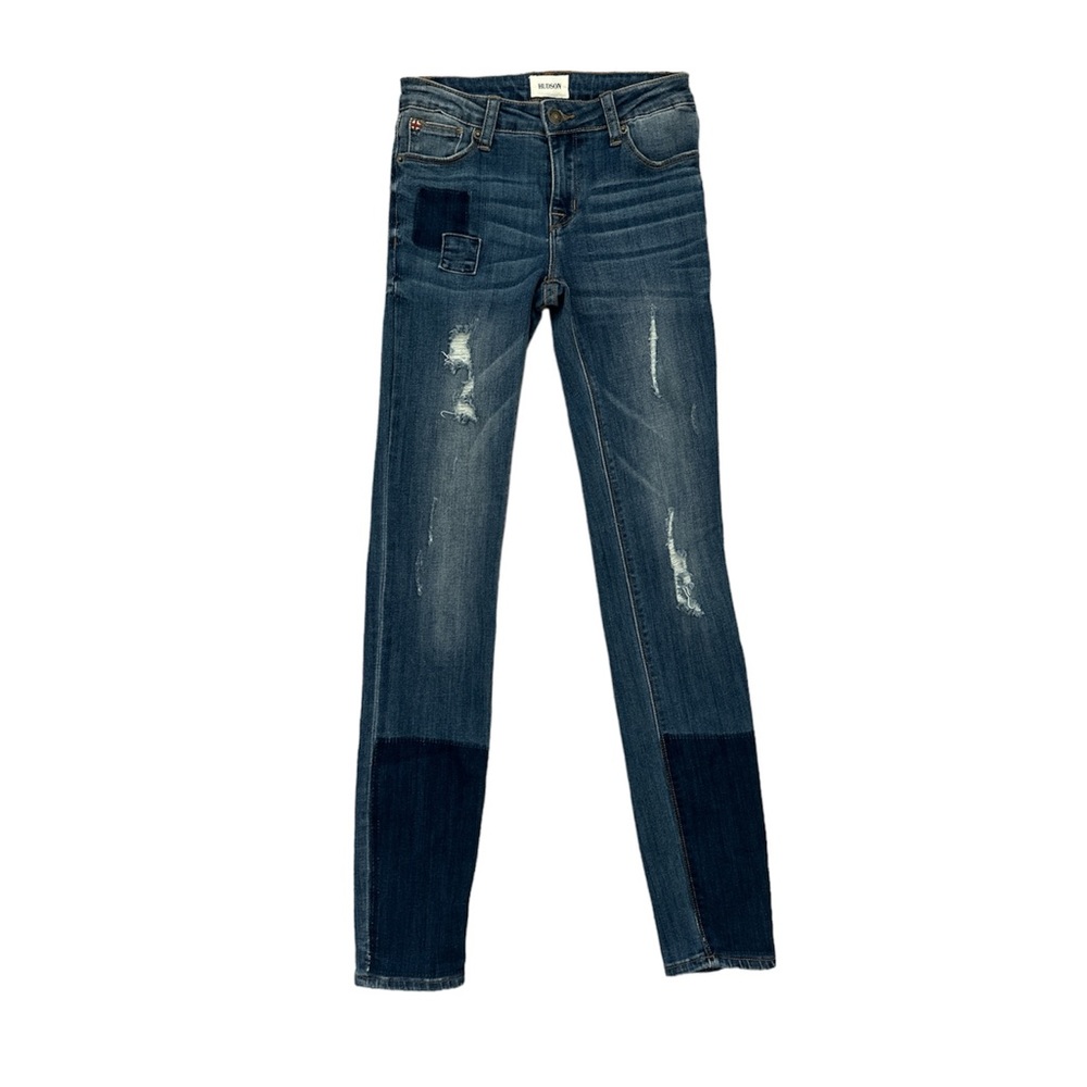 Hudson Jeans Girls Medium wash size 14 Distressed Skinny